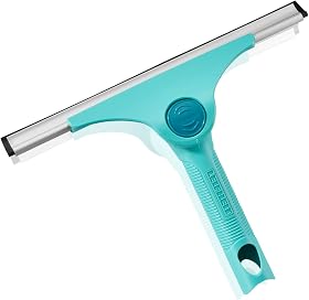 Leifheit Abzieher 2in1 M Pro Reach, Fensterabzieher 28 cm Silikonlippe