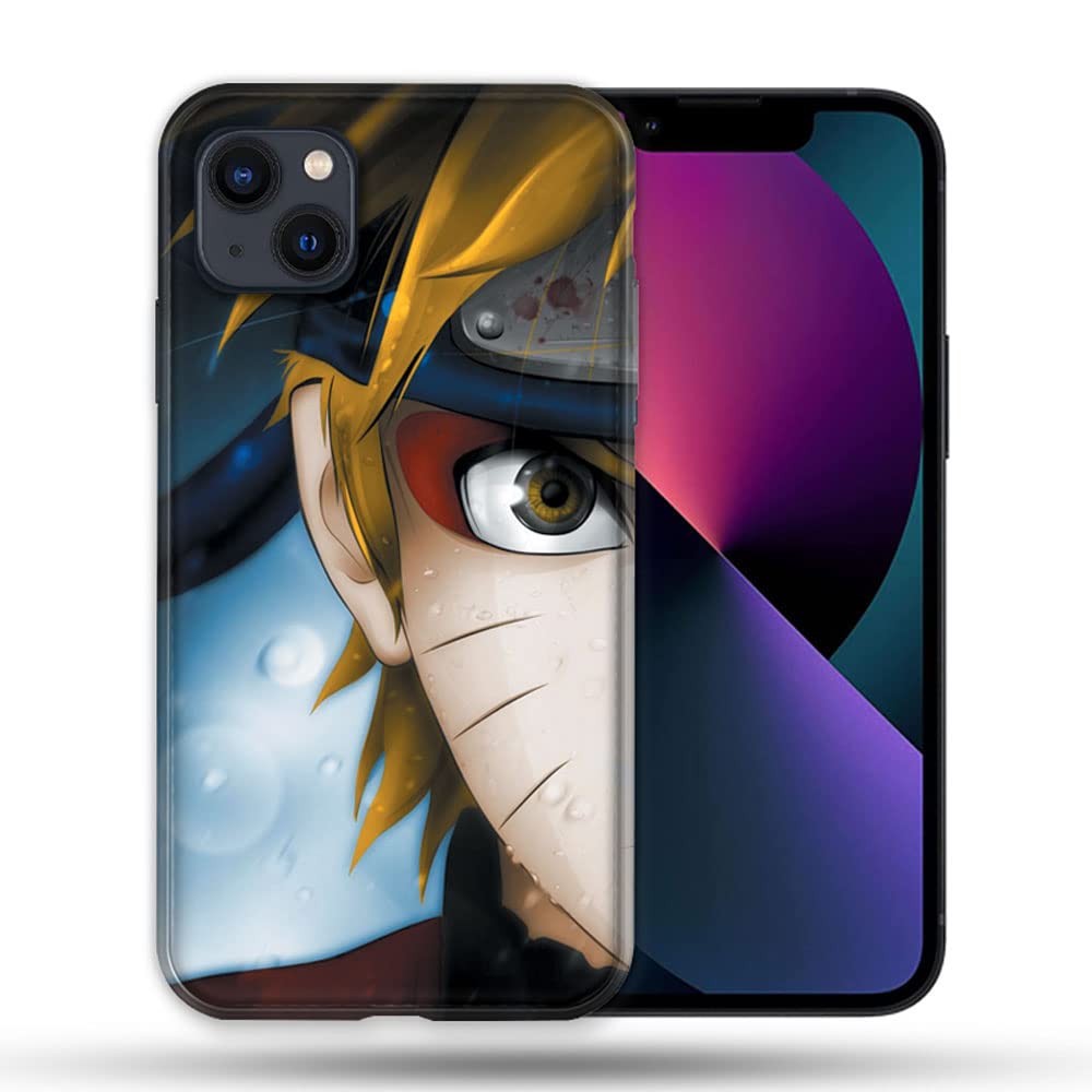 Coque iPhone 13 MagSafe Cokitec Naruto Blanc Anti-choc Manga