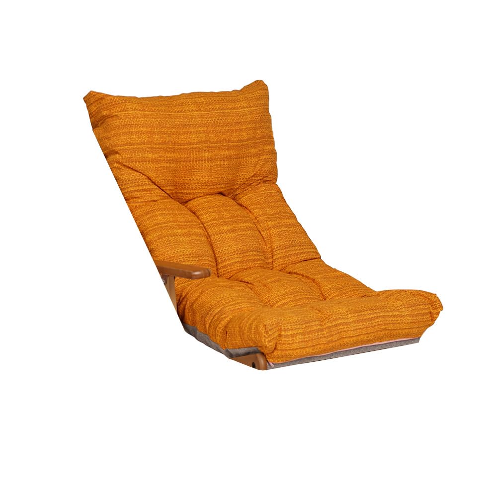 Cuscino Imbottito Di Ricambio Per Poltrona Sdraio - Giallo/Arancio | Tessuto Antistrappo - Foto 13