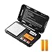 Escala de gramos, escala digital pequeña para malezas, mini báscula de bolsillo para joyería con pantalla LCD, escala de gramos y onzas de alta precisión de 200 g x 0,01 g