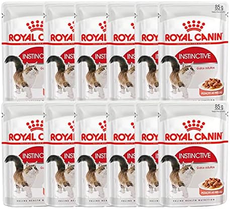 Kit 12 Ração Royal Canin Gatos Instinctive Sache – 85g