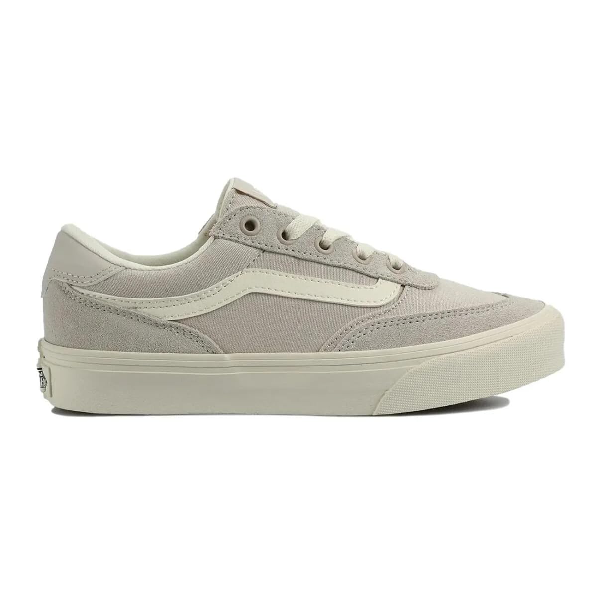 Vans Brooklyn LS, Zapatillas Mujer, En9 - Suede/​Canvas Taupe Mist, 38 EU