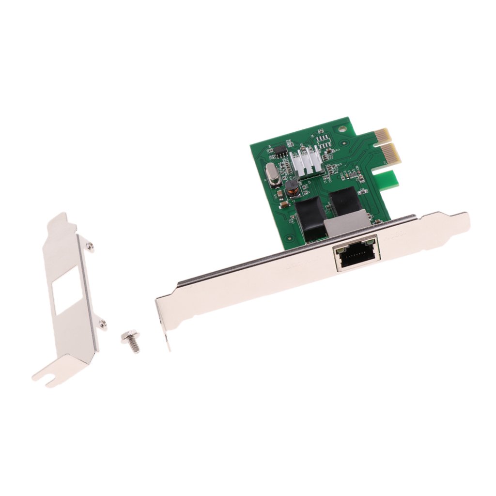 Network Card PCI-E Ethernet 10/100/1000Mbps RJ45 LAN Adapter for Desktop PC