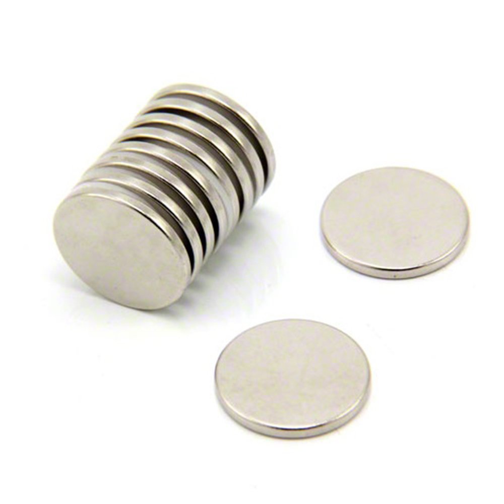 N42 Neodymium Magnet for Arts, Crafts, Model Making, DIY, Hobbies, Office, and Home - 20mm dia x 2mm thick - 2.6kg Pull - Pack of 10