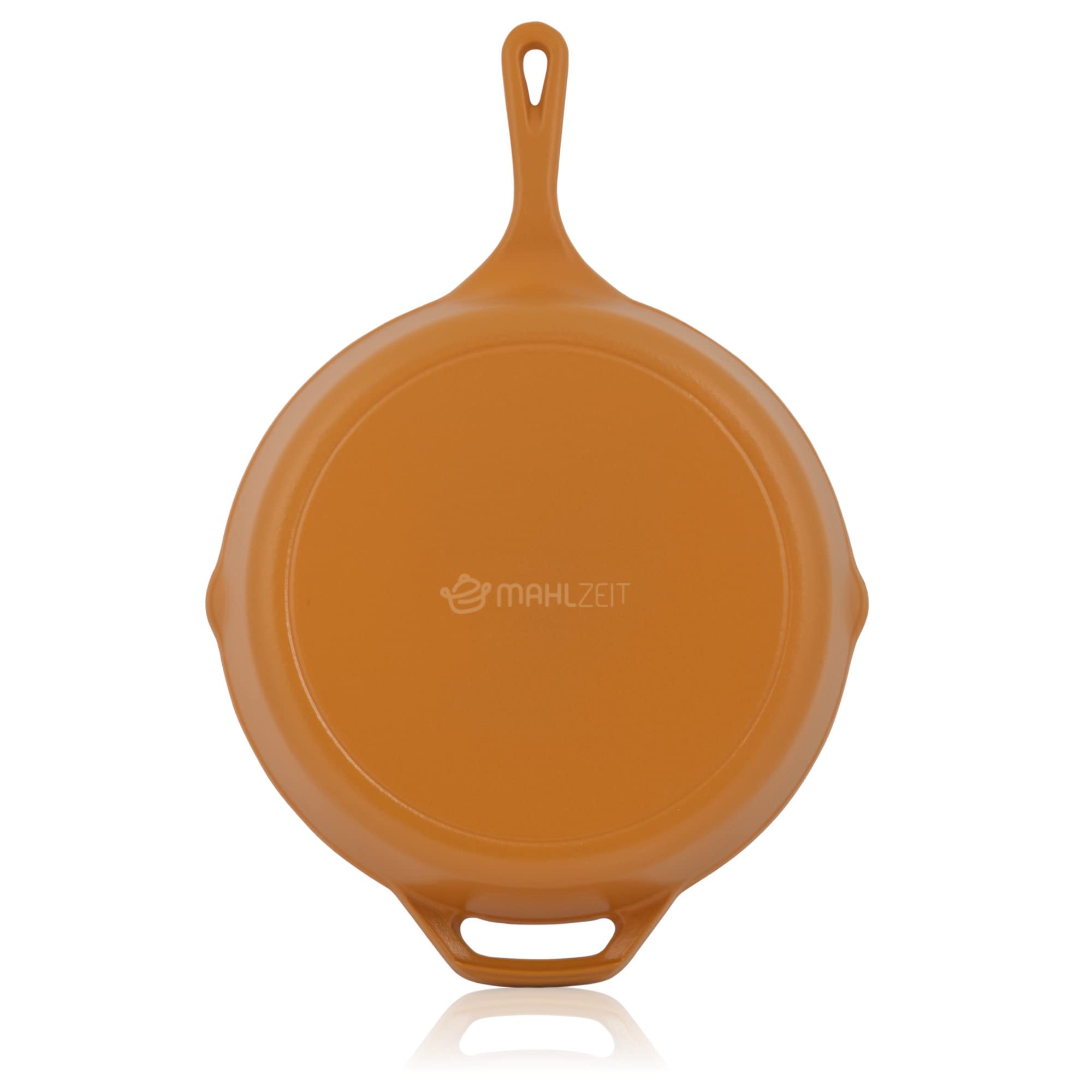 Mahlzeit Gietijzeren braadpan met deksel geëmailleerd, 4,8 liter, Blue Berry, 2-in-1, geschikt