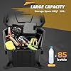KEMIMOTO UTV Rear Cargo Box 69 QT Storage Box Compatible with Polaris RZR 900 S 1000 XP Turbo S RZR XP 1000 Cargo Bed Box 2881193 Low-Density Polyethylene Cargo Storage Box