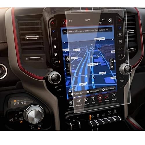 Verre trempé pour Dodge Ram 1500 2500 3500 écran 12 pouces 2019-2021