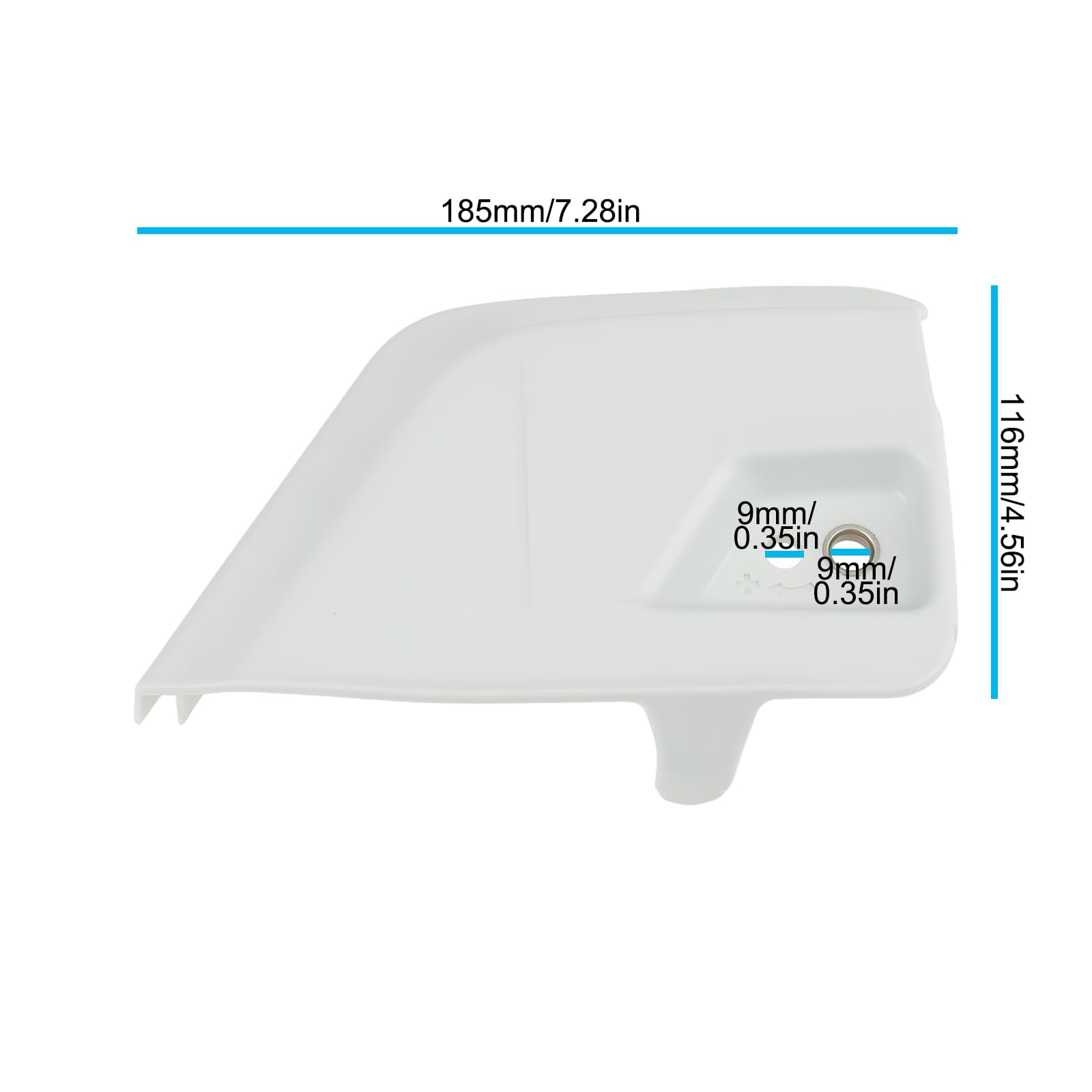 ECSiNG Kit de couvercle de pignon de chaîne d'embrayage pour tronçonneuse 11430071005 compatible avec Stihl MS231, MS231C MS251 MS251C