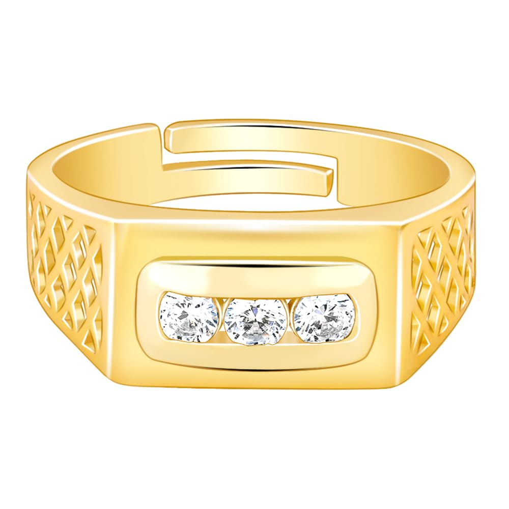 925 Silver Golden Eternal Bliss Ring for Him, Adjustable, | Gifts for Men and Boys | With Certificate of Authenticity and 925 Stamp | 6 Months Warranty-image-25