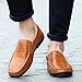 VanciLin Men’s Casual Leather Fashion Slip-On Loafers Shoes(V228R.Brown44-1)