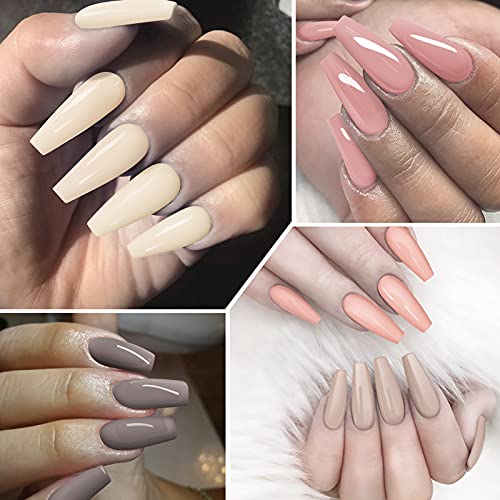 Shellac Set UV Nagellack 10ML Nail Set Farbgel für Gelnägel 6 Farben UV Nagellack Set Nagelgel Farben, Shellac für Gel… – Bild 3