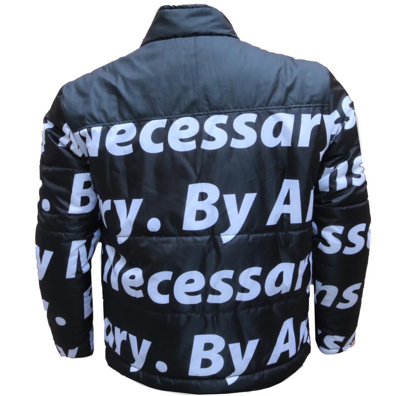 Dragon Bomber Ball Z Jacket - Black and Orange Cotton Windbreaker Lightweight Cosplay Jacket4