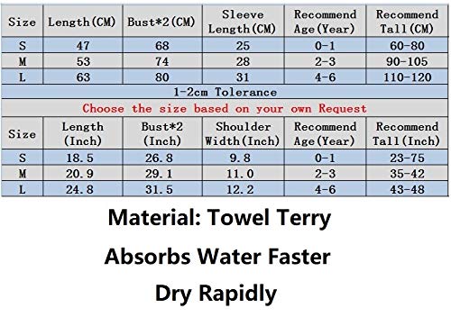 Szcq Infant Girl Bathrobes Wash Waddle Pink Dog Hooded Robe Girls Bath Robe Towel Terry 2-3 Year Ultra Absorbent  thumb #1