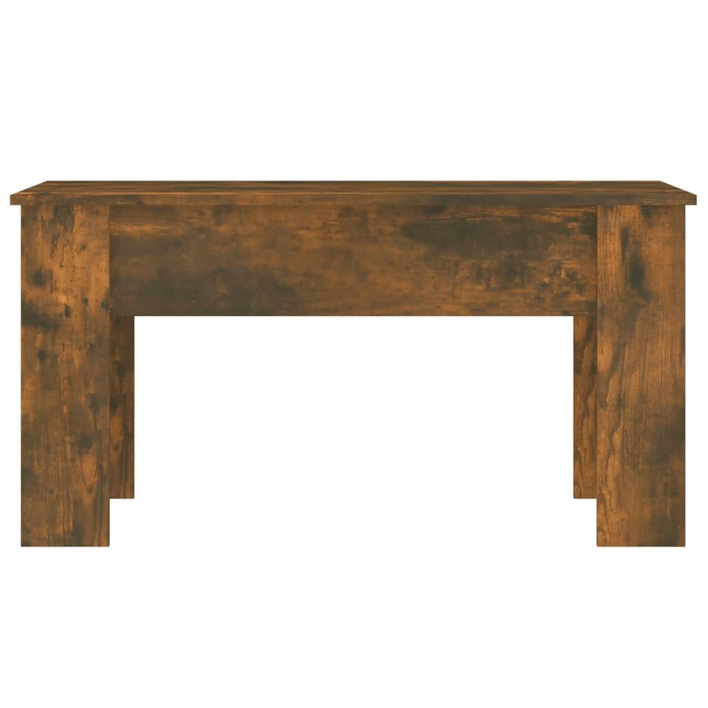 Générique Inżynieria Drewniany Stolik kawowy 101x49x52 cm | Podnoszona góra, ukryte przechowywanie, wielofunkcyjne, gładka powierzchnia