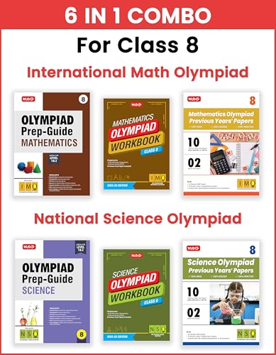 MTG Class-8 Mathematics & Science (IMO-NSO) Olympiad Workbook, Pr...