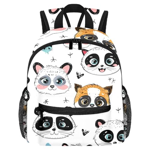 Sac à dos panda et chat pour les sorties au parc des enfants