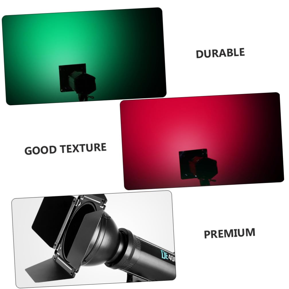 Kit de Barrière Lumineuse Filtre Couleur Nid d'abeille à Quatre Feuilles en Alliage Facile à Retirer Pratique pour Lampe de Photographie et Abat-Jour