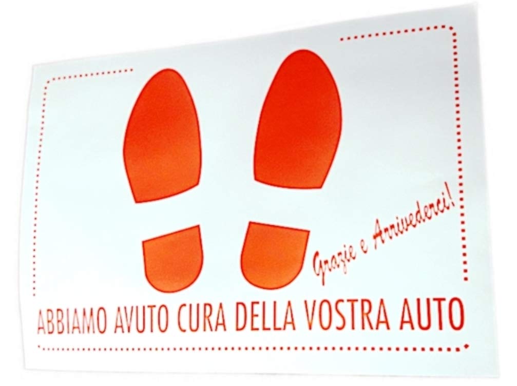 Tappetini Usa E Getta Per Auto - 25 Pezzi In Carta Per Proteggere I Pavimenti Da Pioggia E Sporco - Foto 9