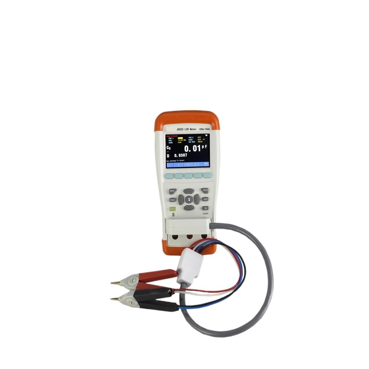 Multimetr cyfrowy, JK825 Ręczny miernik LCR i ESR Instrument pomiarowy JK826 Wszechstronne możliwości pomiarowe(JK826 (100Hz-100kHz))