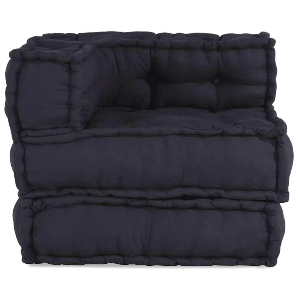 Sofá modular de suelo antracita, 70 x 70 x 54 cm, sillón de