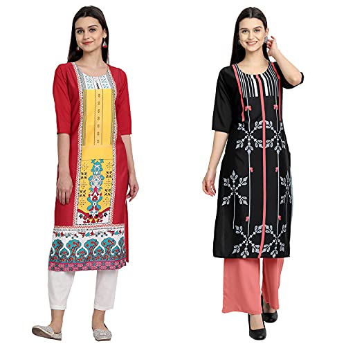 Image of Women's Crepe Regular Kurta