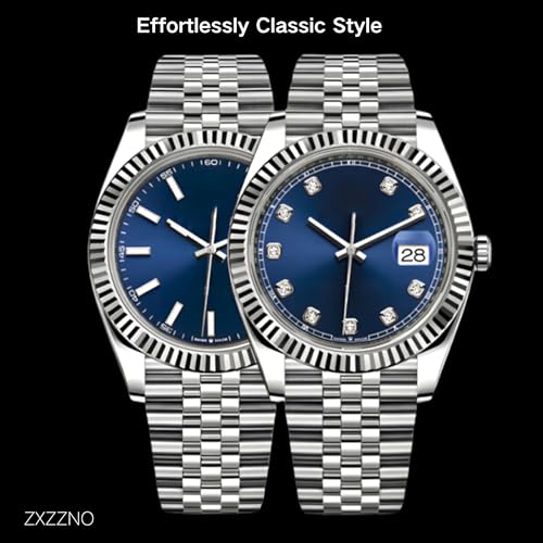 Image of Metal Watch Band 36 40 41mm Dial For Rolex Submariner /GMT Master II /Daytona /Datejust /Day-Date Men,20mm /21mm Replacement Curved-End Strap Wrist Band,Quick-Release Bracelet Wristband Oyster Clasp