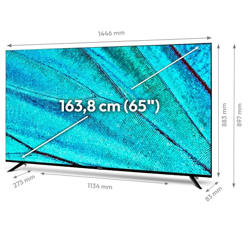 MEDION X16514 (MD 31643) 163,8 cm (65 Zoll) Fernseher (Smart-TV, 4K Ultra HD, HDR, VIDAA Store, Netflix, Prime Video, Disney+, DAZN, Paramount+, HbbTV, PVR, Bluetooth) – Bild 6