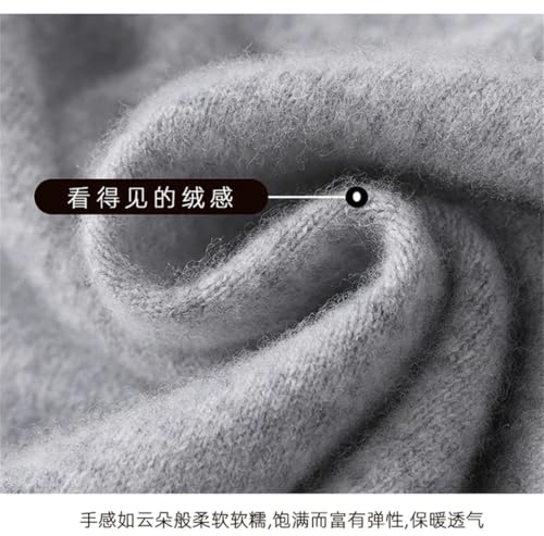 Men's 100 Percent Solid Wool O-Neck Sweater Business Knit Sweater2