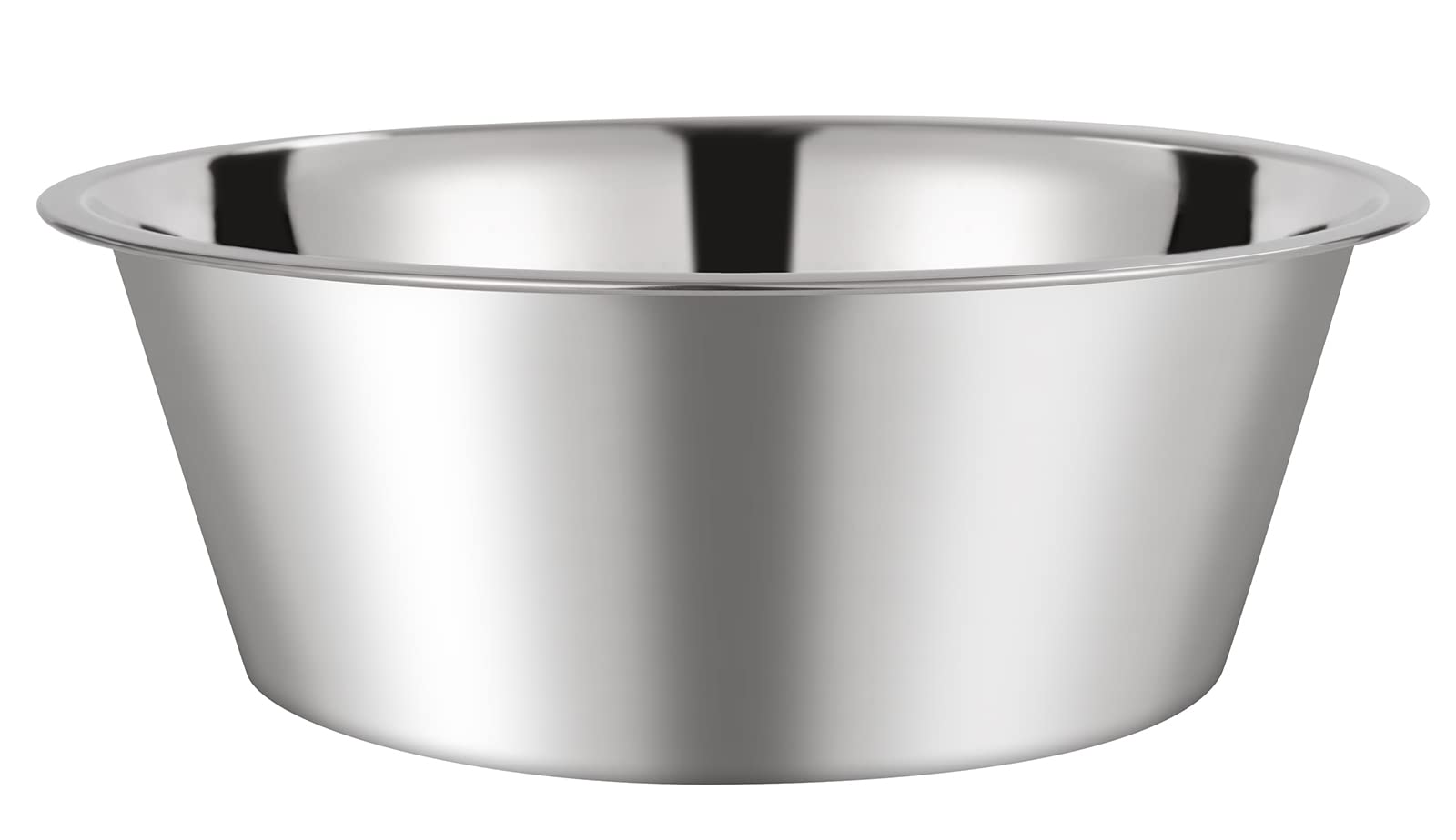 URBUDDIES Cuenco grande de acero inoxidable para perros, 1.1 galones | 17.75 tazas de metal para perros, Bebedero, ideal para perros grandes y extra grandes, cuencos básicos de agua, paquete de 4