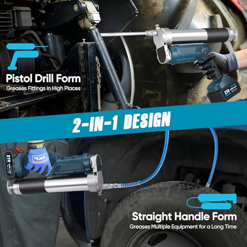 Pistolet à graisse électrique pour finir le graissage sans effort