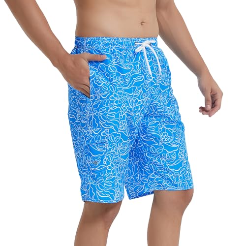 Image of Mens Swimming Trunks Swim Trunks Quick Dry Swim Shorts with Mesh Lining Funny Swimwear Bathing Suits