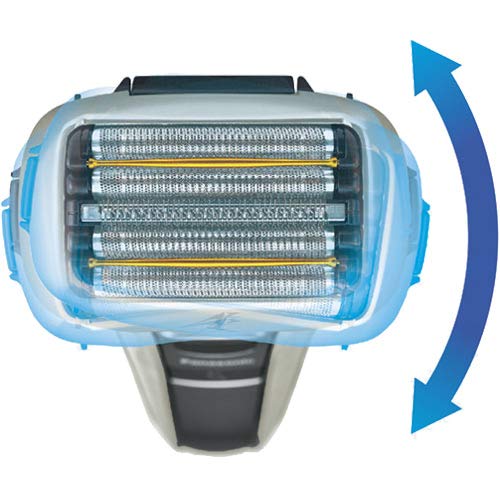 Replacement Shaver Outer Foil+Inner Blade Cutter for Panasonic ES-LV9Q Wet/Dry Electric Shaver 5 with Pop-up Trimmer Cutter Head Set