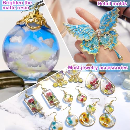LET'S RESIN UV Resin, 300g Hard Resin Kit for Craft, Casting, Silicone Mold - Image 6