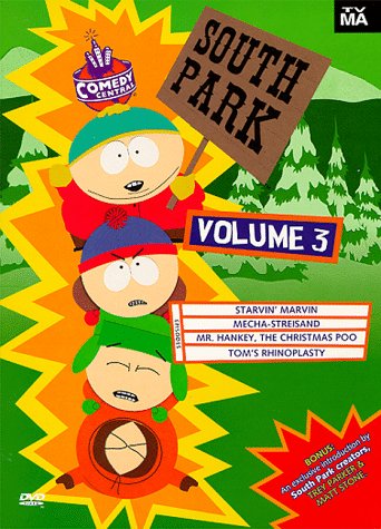 DVD de la serie South Park 3 con episodios clásicos de la región de EE. UU.