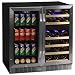 Edgestar 26 Bottle + 80 Can Side-by-Side 30" Wide Wine & Beverage Center