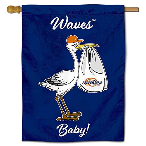 Pepperdine Waves New Baby Gift Banner Flag