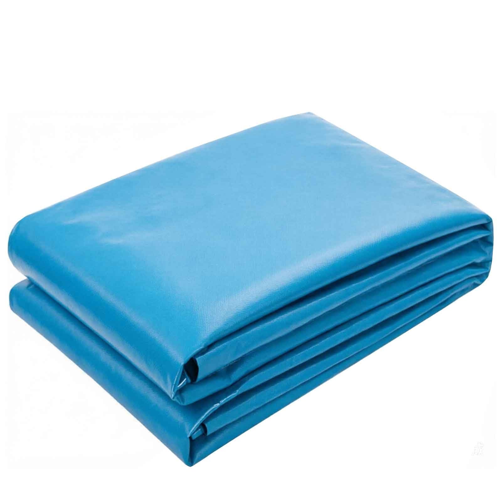 DMCHENGMA 0.16mm Thick Blue HDPE Pond Liner, 1x6m, 4x10m, 7x12m Anti-UV Waterproof Pool Membrane, Durable Sealing Film for Fish Ponds, Streams & Irrigation Ponds(5x6m(16.4x19.7ft))
