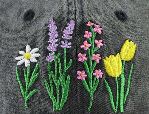 Sombrero de jardín para mujer, ajustable de algodón miniatura 4