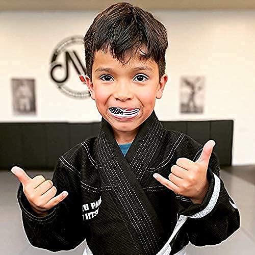 Oral Mart SH-CA11004 Usa Flag Mouth Guard For Kids - Youth American Flag Sports Mouthpiece thumb #6