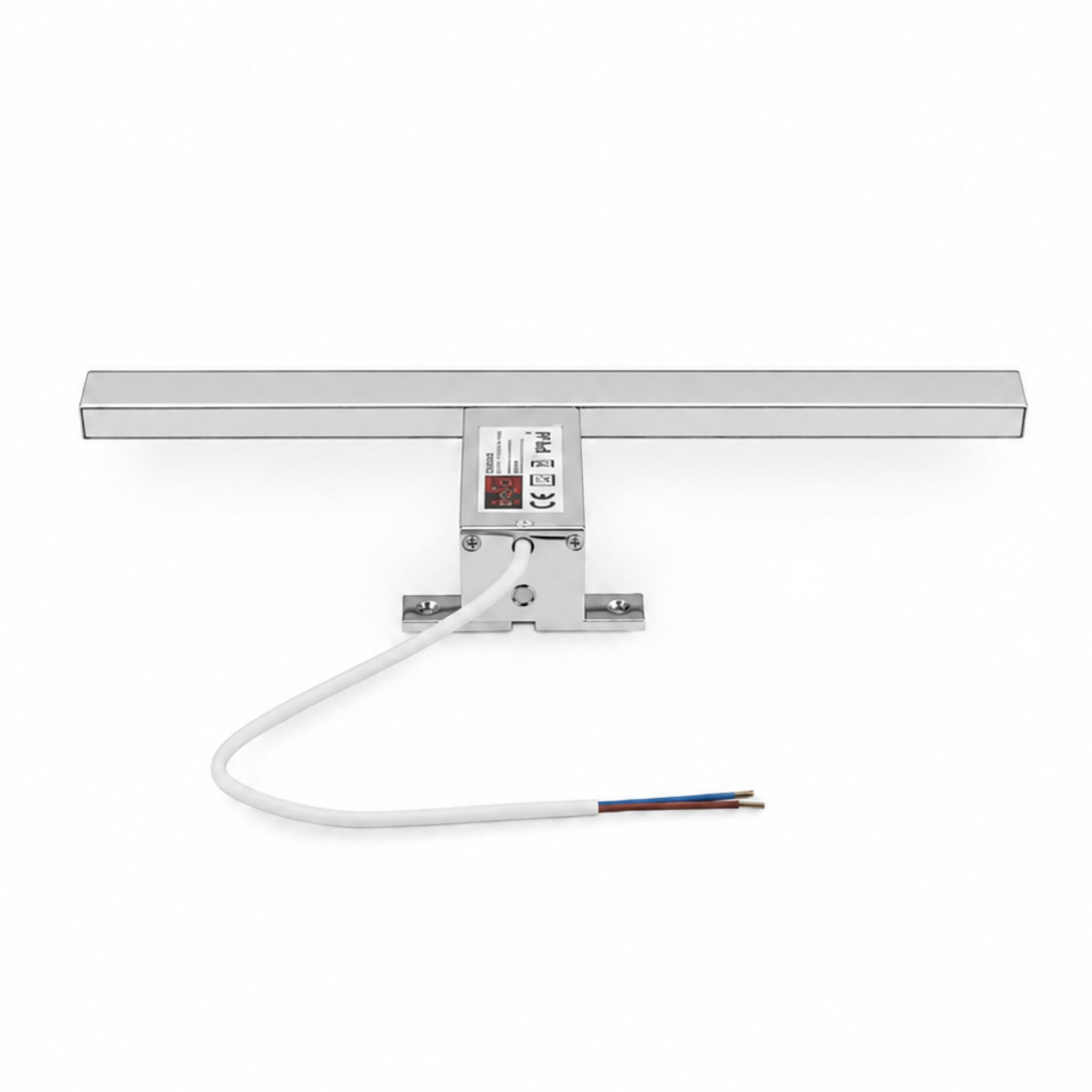 kalb | LED Badleuchte 400mm verchromt Spiegelleuchte 230V IP44 für Bad Spiegel 3000K warmweiß oder 4000K neutralweiß (Warmweiß)