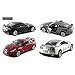Set of 4: 5" 2009 Nissan GT-R R35 1:36 Scale (Black/Grey/Maroon/Silver)