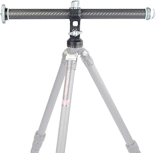 FOTOBETTER BA-P28C Carbon Fibre Camera Tripod Boom Arm Extension Arm Center Column 360° Rotatable Multi-Angle Boom Arm Stand Tilting Rotation for Outdoor Studio Macro Over Head Shooting