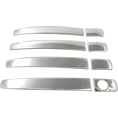 Amazon アウト エムピー Auto Mp 外装 パーツ プリウス 30系 前期 後期 プリウスa 40系 ウィッシュ 40系 メッキ ドア ハンドル カバー プリウスa ハンドル ステンレス製 クロームメッキ ハーフタイプ 8枚 Mp Kp2 室外ドアハンドル 車 バイク