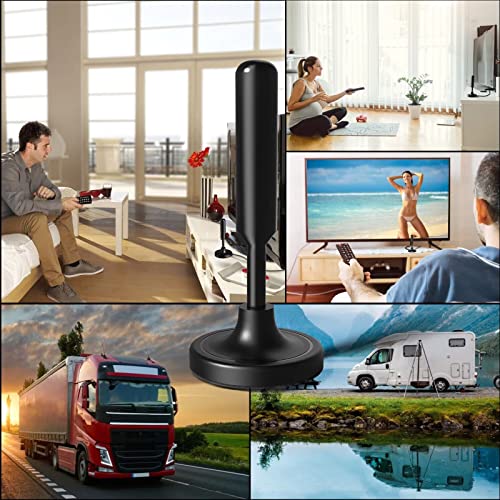 300 Miles Tv Antenna Built-In Amplifier, Digital Hd Antenna Compatible 720P, 1080I, 1080P/ Atsc, Indoor Hdtv 4K Long Range Signal Range #TOP4