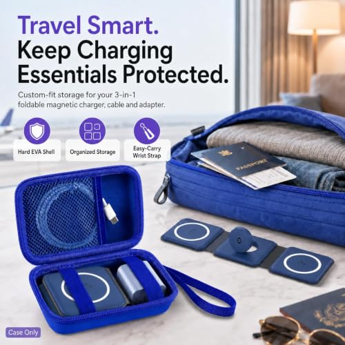 ANKHOH Travel Case for Iseyyox/for RTOPS/for QUZUDN 3 in 1 Wireless Charger by ANKHOH - Used condition - Image 8