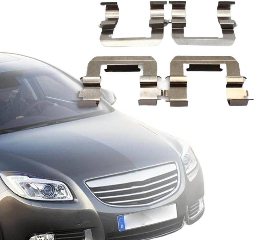 Anti-Rust Front Brake Pad Fitting Kit BPF1776A Noise Reduction Brake Pad Shim Clip Compatible With INSIGNIA 2008-2015