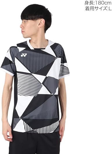 Amazon.co.jp: [ヨネックス] メンズゲームシャツ インクブル