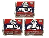 Chalet Limburger Cheese Block 3-Pack – Authentic German-Style Specialty Cheese, Bold Aroma & Creamy Texture, Old-World European Flavor