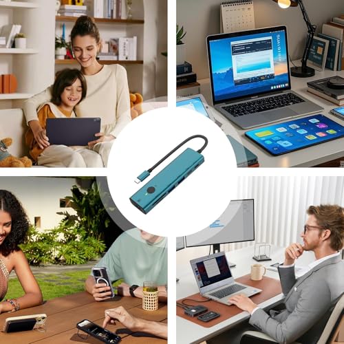 Hub USB C 7 ports résout le manque de connexions sur PC portable - 4