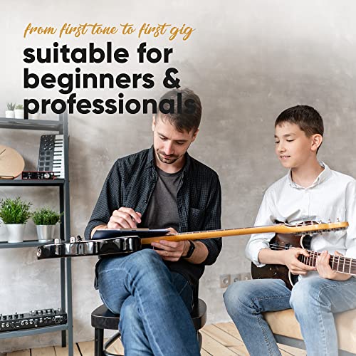 Havendi® Guitar Strings Electric Guitar - Brilliant Sound Quality Strings Made Of Steel For Electric Guitar Coated With Nickel (6 String Set) Incl. 3 Picks #TOP2